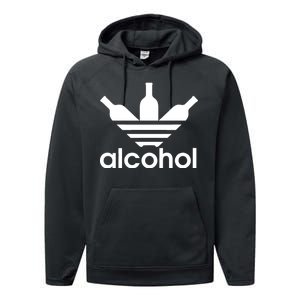 Alcohol Sports Logo Performance Fleece Hoodie