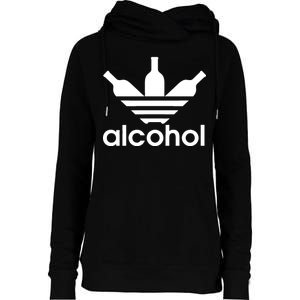 Alcohol Sports Logo Womens Funnel Neck Pullover Hood