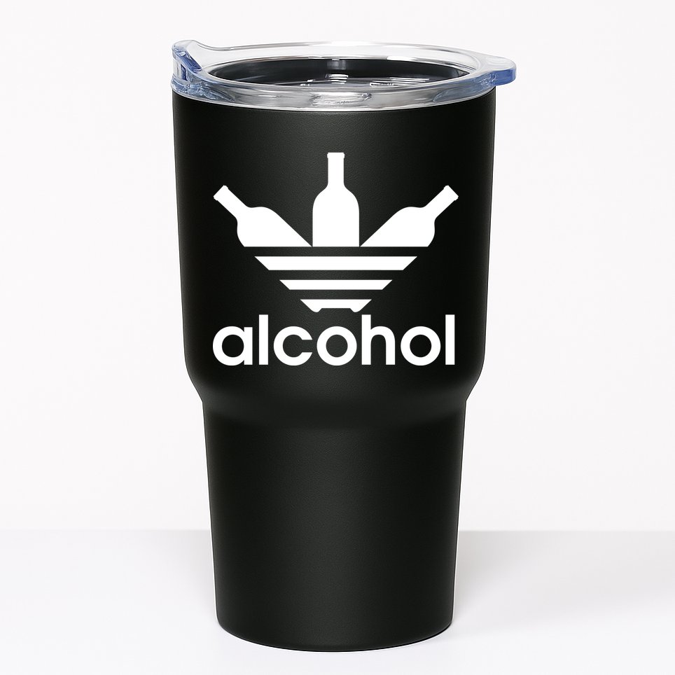 Alcohol Sports Logo Tumbler
