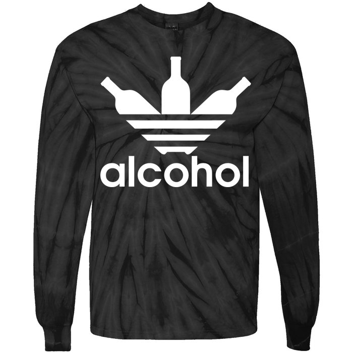 Alcohol Sports Logo Tie-Dye Long Sleeve Shirt