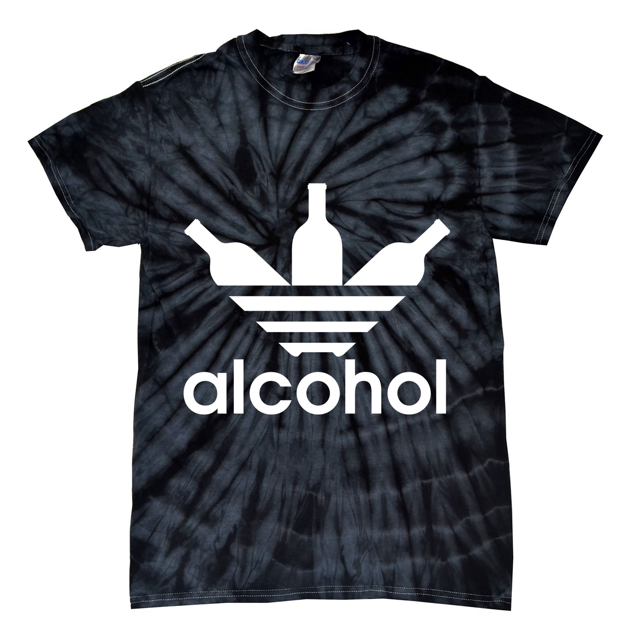 Alcohol Sports Logo Tie-Dye T-Shirt