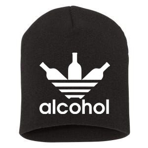 Alcohol Sports Logo Short Acrylic Beanie