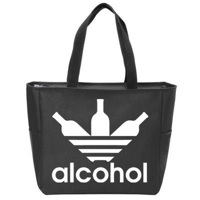 Alcohol Sports Logo Zip Tote Bag