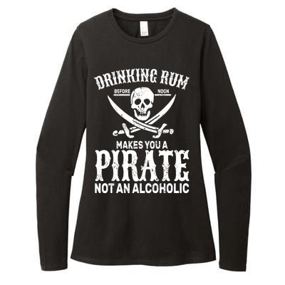 Alcoholic Pirate Womens CVC Long Sleeve Shirt