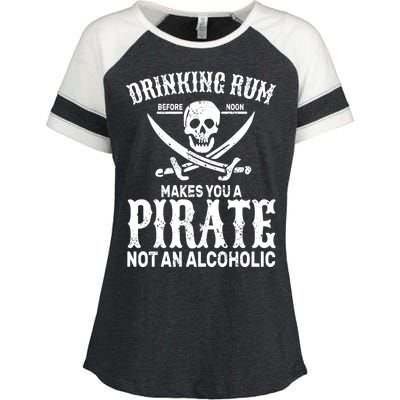 Alcoholic Pirate Enza Ladies Jersey Colorblock Tee