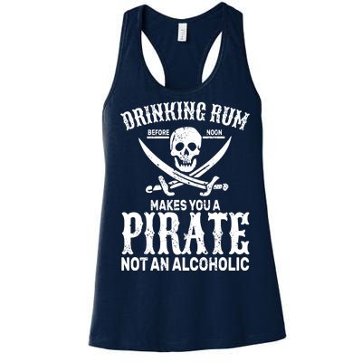 Alcoholic Pirate Women's Racerback Tank