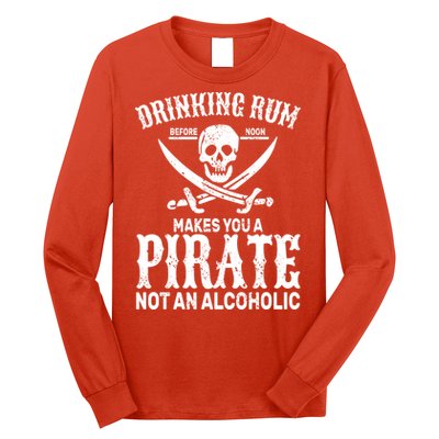 Alcoholic Pirate Long Sleeve Shirt