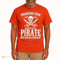 Alcoholic Pirate Tall T-Shirt