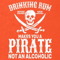 Alcoholic Pirate Button