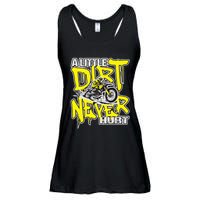 A Little Dirt Never Hurt Dirt Bike Mx Bike Rider Motocross Ladies Essential Flowy Tank