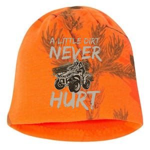 A Little Dirt Never Hurt Atv 4 Wheeler Kati - Camo Knit Beanie