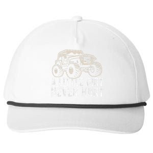 A Little Dirt Never Hurt Off Road Gift 4x4 Offroad Snapback Five-Panel Rope Hat