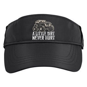 A Little Dirt Never Hurt Off Road Gift 4x4 Offroad Adult Drive Performance Visor