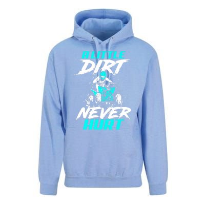 A Little Dirt Never Hurt Funny ATV Four Wheeler Quad Bike Unisex Surf Hoodie