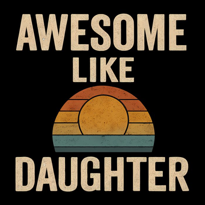 Awesome Like Daughter Short Acrylic Beanie