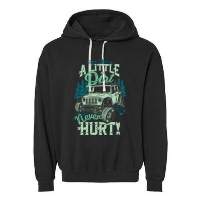 A LITTLE DIRT NEVER HURT Garment-Dyed Fleece Hoodie