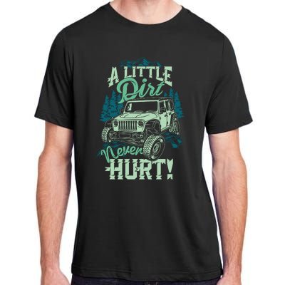 A LITTLE DIRT NEVER HURT Adult ChromaSoft Performance T-Shirt