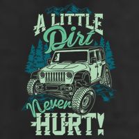 A LITTLE DIRT NEVER HURT Golf Towel