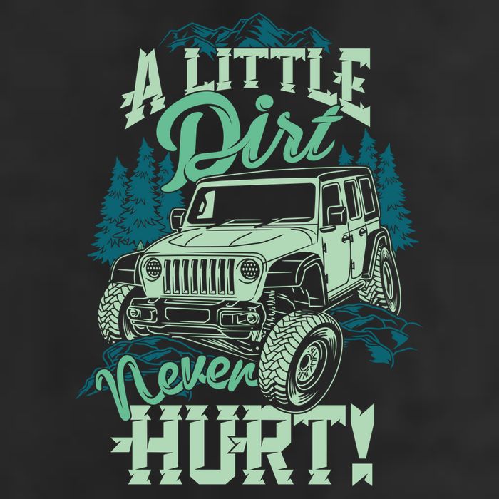 A LITTLE DIRT NEVER HURT Golf Towel
