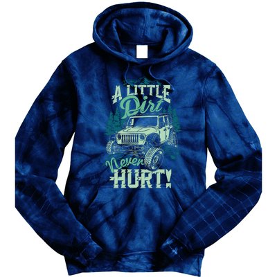 A LITTLE DIRT NEVER HURT Tie Dye Hoodie