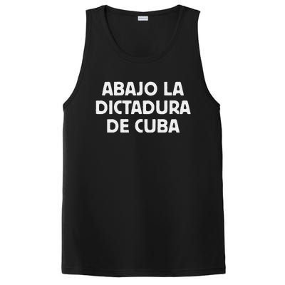 Abajo La Dictadura De Cuba PosiCharge Competitor Tank