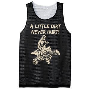 A Little Dirt Never Hurt Quad ATV Mesh Reversible Basketball Jersey Tank