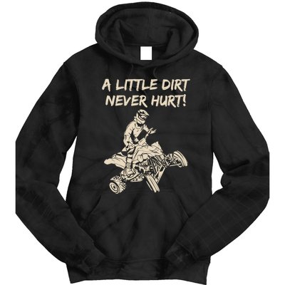 A Little Dirt Never Hurt Quad ATV Tie Dye Hoodie