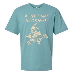 A Little Dirt Never Hurt Quad ATV Sueded Cloud Jersey T-Shirt