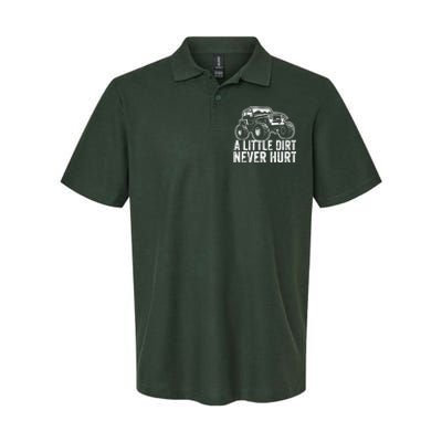 A Little Dirt Never Hurt Softstyle Adult Sport Polo