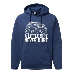 A Little Dirt Never Hurt Performance Fleece Hoodie