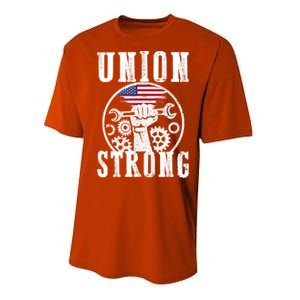 American Labor Day Holiday Union Strong Workers September Gift Performance Sprint T-Shirt