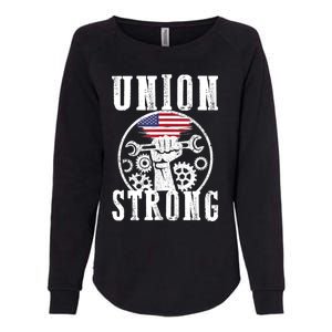 American Labor Day Holiday Union Strong Workers September Gift Womens California Wash Sweatshirt