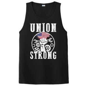 American Labor Day Holiday Union Strong Workers September Gift PosiCharge Competitor Tank