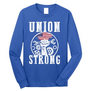 American Labor Day Holiday Union Strong Workers September Gift Long Sleeve Shirt