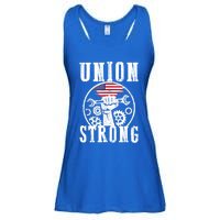 American Labor Day Holiday Union Strong Workers September Gift Ladies Essential Flowy Tank