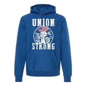 American Labor Day Holiday Union Strong Workers September Gift Premium Hoodie