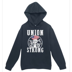 American Labor Day Holiday Union Strong Workers September Gift Urban Pullover Hoodie