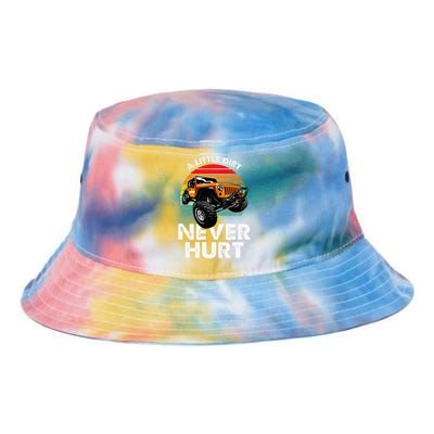 A Little Dirt Never Hurt Offroad Mudding Tie Dye Newport Bucket Hat