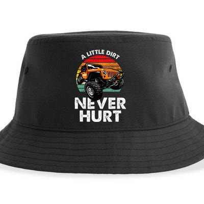 A Little Dirt Never Hurt Offroad Mudding Sustainable Bucket Hat