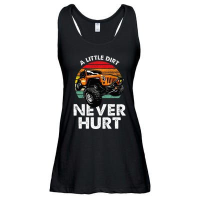 A Little Dirt Never Hurt Offroad Mudding Ladies Essential Flowy Tank