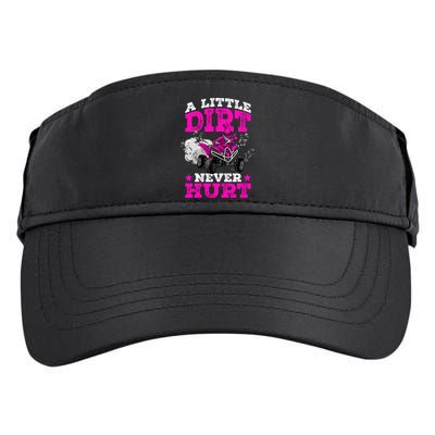 A Little Dirt Never Hurt 4 Wheeler Atv Quad Girl Adult Drive Performance Visor
