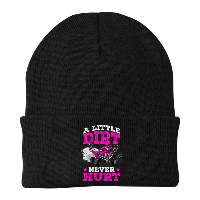 A Little Dirt Never Hurt 4 Wheeler Atv Quad Girl Beanie