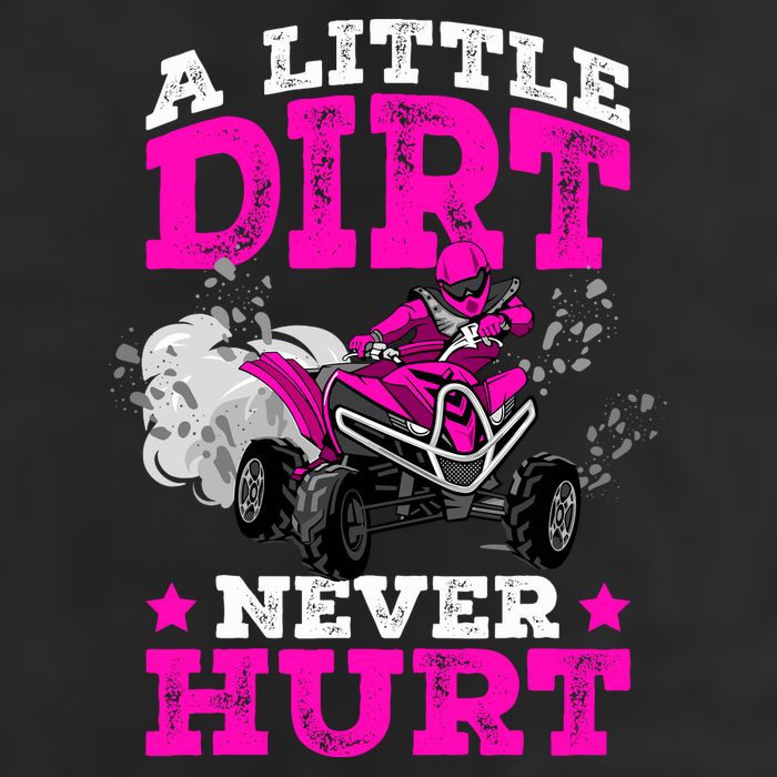 A Little Dirt Never Hurt 4 Wheeler Atv Quad Girl Beanie