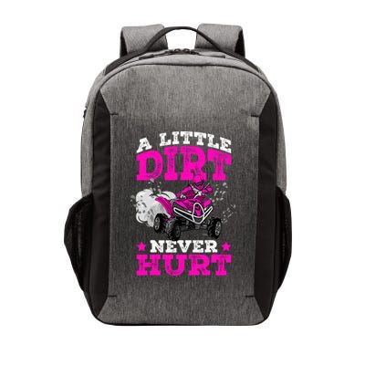 A Little Dirt Never Hurt 4 Wheeler Atv Quad Girl Vector Backpack