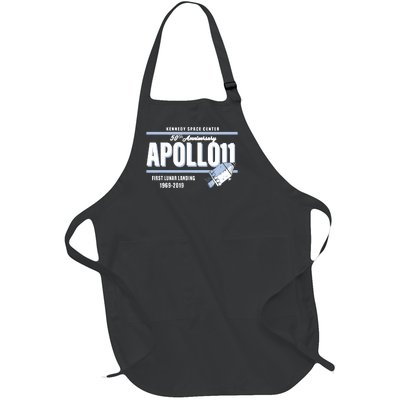 Apollo11 Launch Day 50Th Anniversary Full-Length Apron With Pockets