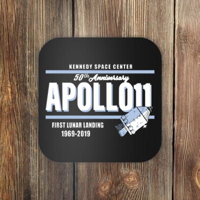 Apollo11 Launch Day 50Th Anniversary Coaster