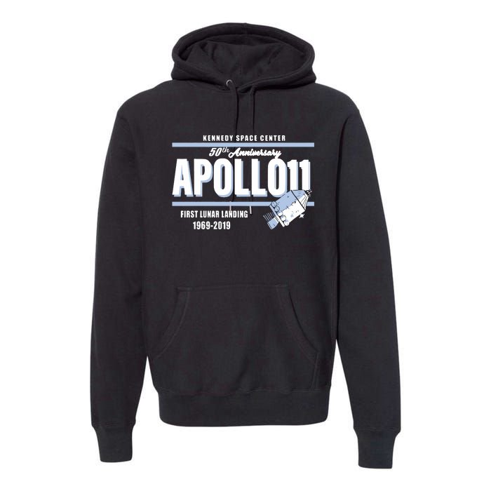 Apollo11 Launch Day 50Th Anniversary Premium Hoodie