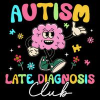 Autism Late Diagnosis Club Funny Neurodiversity 16 in Basic Backpack