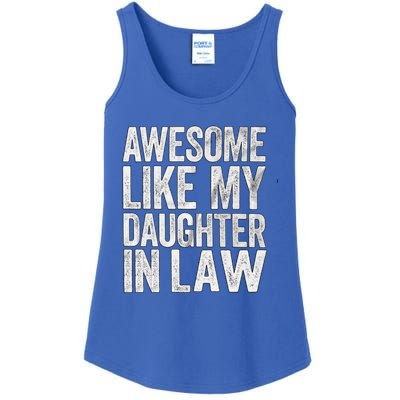 Awesome Like Daughter In Law Fathers Day Funny Gift Ladies Essential Tank