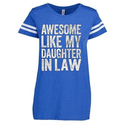 Awesome Like Daughter In Law Fathers Day Funny Gift Enza Ladies Jersey Football T-Shirt